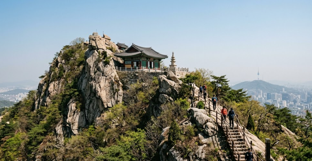 서울 관악산 연주대 절벽 위 강력한 화기운 기충전 명소 풍수지리